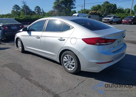 2018 Hyundai Elantra Se from USA, damaged, VIN 5NPD74LF0JH329127